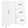 Aparador de madera de ingeniería blanco 69,5x34x90 cm de vidaXL, Aparadores - Ref: Foro24-827908, Precio: 92,47 €, Descuento: %