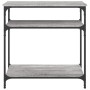 Mesa consola madera de ingeniería gris Sonoma 75x29x75 cm en Mesas auxiliares | Comprar online en Foru.es