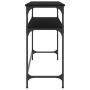 Mesa consola madera de ingeniería negra 100x35,5x75 cm en Mesas auxiliares | Comprar online en Foru.es