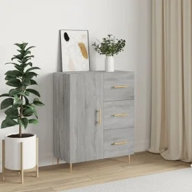 Aparador de madera de ingeniería gris Sonoma 69,5x34x90 cm de vidaXL, Aparadores - Ref: Foro24-827906, Precio: 92,92 €, Descu...