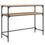 Mesa consola madera de ingeniería roble Sonoma 100x35,5x75 cm en Mesas auxiliares | Comprar online en Foru.es