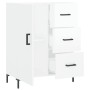Aparador de madera contrachapada blanco brillante 69,5x34x90 cm de vidaXL, Aparadores - Ref: Foro24-827918, Precio: 106,06 €,...