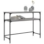 Mesa consola madera de ingeniería gris Sonoma 100x35,5x75 cm en Mesas auxiliares | Comprar online en Foru.es