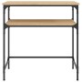 Mesa consola madera de ingeniería roble Sonoma 75x35,5x75 cm en Mesas auxiliares | Comprar online en Foru.es