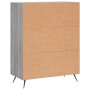 Aparador de madera de ingeniería gris Sonoma 69,5x34x90 cm de vidaXL, Aparadores - Ref: Foro24-827890, Precio: 68,70 €, Descu...