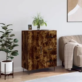 Sideboard aus geräuchertem Eichenholzwerkstoff, 69,5 x 34 x 90 cm von vidaXL, Sideboards - Ref: Foro24-827913, Preis: 65,56 €...