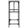 Mesa consola madera de ingeniería gris Sonoma 100x32x75 cm en Mesas auxiliares | Comprar online en Foru.es