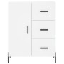 Aparador de madera de ingeniería blanco 69,5x34x90 cm de vidaXL, Aparadores - Ref: Foro24-827924, Precio: 108,59 €, Descuento: %