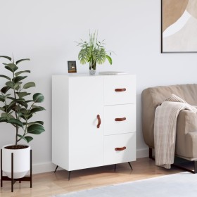 Aparador de madera de ingeniería blanco 69,5x34x90 cm de vidaXL, Aparadores - Ref: Foro24-827884, Precio: 81,37 €, Descuento: %