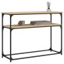 Mesa consola madera de ingeniería roble Sonoma 100x35,5x75 cm en Mesas auxiliares | Comprar online en Foru.es