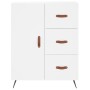 Aparador de madera de ingeniería blanco 69,5x34x90 cm de vidaXL, Aparadores - Ref: Foro24-827884, Precio: 81,37 €, Descuento: %