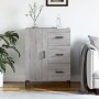 Aparador de madera de ingeniería gris Sonoma 69,5x34x90 cm de vidaXL, Aparadores - Ref: Foro24-827922, Precio: 102,14 €, Desc...