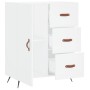 Aparador de madera de ingeniería blanco 69,5x34x90 cm de vidaXL, Aparadores - Ref: Foro24-827884, Precio: 81,37 €, Descuento: %