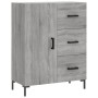 Aparador de madera de ingeniería gris Sonoma 69,5x34x90 cm de vidaXL, Aparadores - Ref: Foro24-827922, Precio: 102,14 €, Desc...