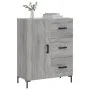 Aparador de madera de ingeniería gris Sonoma 69,5x34x90 cm de vidaXL, Aparadores - Ref: Foro24-827922, Precio: 100,88 €, Desc...