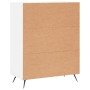 Aparador de madera de ingeniería blanco 69,5x34x90 cm de vidaXL, Aparadores - Ref: Foro24-827884, Precio: 81,37 €, Descuento: %