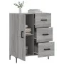 Aparador de madera de ingeniería gris Sonoma 69,5x34x90 cm de vidaXL, Aparadores - Ref: Foro24-827922, Precio: 100,88 €, Desc...