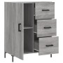 Aparador de madera de ingeniería gris Sonoma 69,5x34x90 cm de vidaXL, Aparadores - Ref: Foro24-827922, Precio: 102,14 €, Desc...