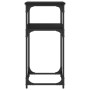 Mesa consola madera de ingeniería negra 75x35,5x75 cm en Mesas auxiliares | Comprar online en Foru.es