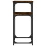 Mesa consola madera de ingeniería roble ahumado 75x35,5x75 cm en Mesas auxiliares | Comprar online en Foru.es