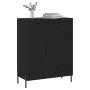 Aparador de madera de ingeniería negro 69,5x34x90 cm de vidaXL, Aparadores - Ref: Foro24-827925, Precio: 107,24 €, Descuento: %