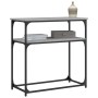 Mesa consola madera de ingeniería gris Sonoma 75x35,5x75 cm en Mesas auxiliares | Comprar online en Foru.es