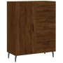 Aparador de madera de ingeniería marrón roble 69,5x34x90 cm de vidaXL, Aparadores - Ref: Foro24-827939, Precio: 98,74 €, Desc...