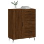 Aparador de madera de ingeniería marrón roble 69,5x34x90 cm de vidaXL, Aparadores - Ref: Foro24-827939, Precio: 98,74 €, Desc...