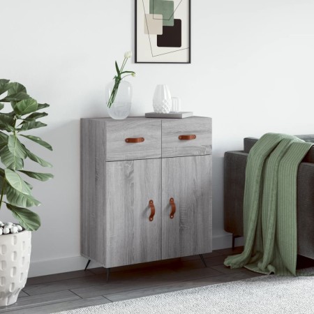 Aparador de madera de ingeniería gris Sonoma 69,5x34x90 cm de vidaXL, Aparadores - Ref: Foro24-827954, Precio: 86,64 €, Descu...