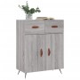 Aparador de madera de ingeniería gris Sonoma 69,5x34x90 cm de vidaXL, Aparadores - Ref: Foro24-827954, Precio: 86,64 €, Descu...