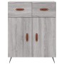 Aparador de madera de ingeniería gris Sonoma 69,5x34x90 cm de vidaXL, Aparadores - Ref: Foro24-827954, Precio: 86,64 €, Descu...