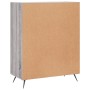 Aparador de madera de ingeniería gris Sonoma 69,5x34x90 cm de vidaXL, Aparadores - Ref: Foro24-827954, Precio: 86,64 €, Descu...