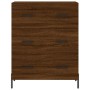 Aparador de madera de ingeniería marrón roble 69,5x34x90 cm de vidaXL, Aparadores - Ref: Foro24-827867, Precio: 110,55 €, Des...