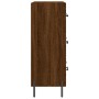 Aparador de madera de ingeniería marrón roble 69,5x34x90 cm de vidaXL, Aparadores - Ref: Foro24-827867, Precio: 110,55 €, Des...