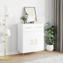 Aparador de madera de ingeniería blanco 69,5x34x90 cm de vidaXL, Aparadores - Ref: Foro24-827964, Precio: 105,60 €, Descuento: %