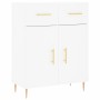 Aparador de madera de ingeniería blanco 69,5x34x90 cm de vidaXL, Aparadores - Ref: Foro24-827964, Precio: 105,60 €, Descuento: %