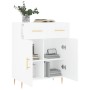 Aparador de madera de ingeniería blanco 69,5x34x90 cm de vidaXL, Aparadores - Ref: Foro24-827964, Precio: 105,60 €, Descuento: %