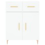 Aparador de madera de ingeniería blanco 69,5x34x90 cm de vidaXL, Aparadores - Ref: Foro24-827964, Precio: 105,60 €, Descuento: %