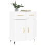 Aparador de madera contrachapada blanco brillante 69,5x34x90 cm de vidaXL, Aparadores - Ref: Foro24-827958, Precio: 91,94 €, ...