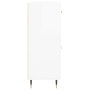 Aparador de madera contrachapada blanco brillante 69,5x34x90 cm de vidaXL, Aparadores - Ref: Foro24-827958, Precio: 91,94 €, ...