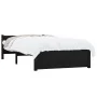 Estructura de cama madera maciza negro 90x200 cm de vidaXL, Camas y somieres - Ref: Foro24-815033, Precio: 117,30 €, Descuent...