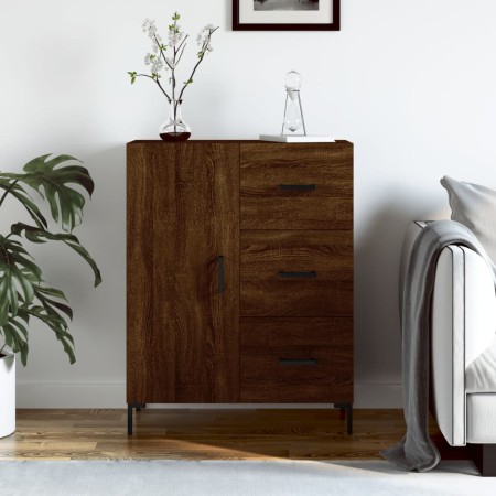 Aparador de madera de ingeniería marrón roble 69,5x34x90 cm de vidaXL, Aparadores - Ref: Foro24-827923, Precio: 99,27 €, Desc...