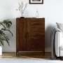 Aparador de madera de ingeniería marrón roble 69,5x34x90 cm de vidaXL, Aparadores - Ref: Foro24-827923, Precio: 99,27 €, Desc...