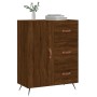 Aparador de madera de ingeniería marrón roble 69,5x34x90 cm de vidaXL, Aparadores - Ref: Foro24-827891, Precio: 69,19 €, Desc...