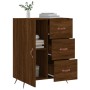 Aparador de madera de ingeniería marrón roble 69,5x34x90 cm de vidaXL, Aparadores - Ref: Foro24-827891, Precio: 69,19 €, Desc...