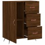 Aparador de madera de ingeniería marrón roble 69,5x34x90 cm de vidaXL, Aparadores - Ref: Foro24-827891, Precio: 69,19 €, Desc...