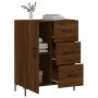 Aparador de madera de ingeniería marrón roble 69,5x34x90 cm de vidaXL, Aparadores - Ref: Foro24-827923, Precio: 99,27 €, Desc...