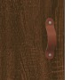 Aparador de madera de ingeniería marrón roble 69,5x34x90 cm de vidaXL, Aparadores - Ref: Foro24-827891, Precio: 69,19 €, Desc...