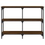 Mesa consola madera de ingeniería marrón roble 100x29x75 cm en Mesas auxiliares | Comprar online en Foru.es