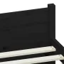 Estructura de cama madera maciza negro 90x200 cm de vidaXL, Camas y somieres - Ref: Foro24-815033, Precio: 117,30 €, Descuent...